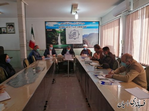برگزاری جلسه شورای آموزش و پرورش شهرستان رامیان