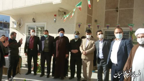 مراسم آغاز دهه مبارک فجر با حضور فرماندار شهرستان رامیان