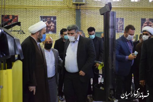 افتتاح باشگاه بدنسازی و پرورش اندام در شهر خان ببین