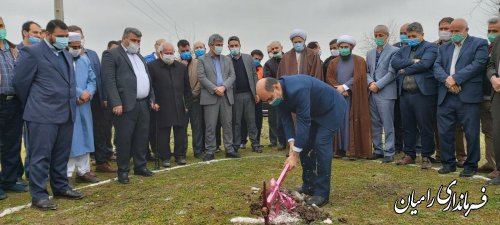 آیین متمرکز افتتاح و آغاز عملیات اجرایی پروژه های عمرانی, اقتصادی و اشتغالزای شهرستان رامیان