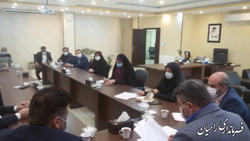 تشکیل دبیرخانه امور اجرایی انتخابات 1400 شهرستان رامیان