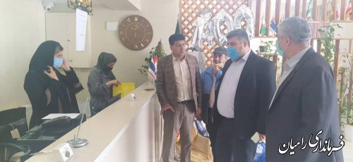 بازدید فرماندار شهرستان رامیان از هتل لابوس