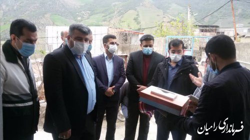 افتتاح تعدادی دیگر از واحدهای مسکونی زلزله زدگان در شهرستان رامیان