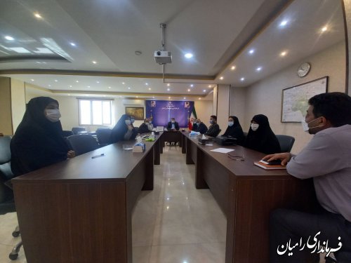 برگزاری دومین جلسه کارگروه صنعت نوغانداری و هنر ابریشم بافی در شهرستان رامیان