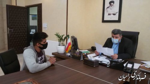 ملاقات عمومی مردم شهرستان رامیان با فرماندار