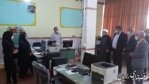 دیدار مسئولین شهرستان رامیان با پرسنل آموزش و پرورش به مناسبت روز معلم  