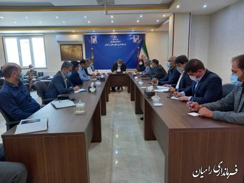 برگزاری جلسه کارگروه مدیریت پسماند شهرستان رامیان