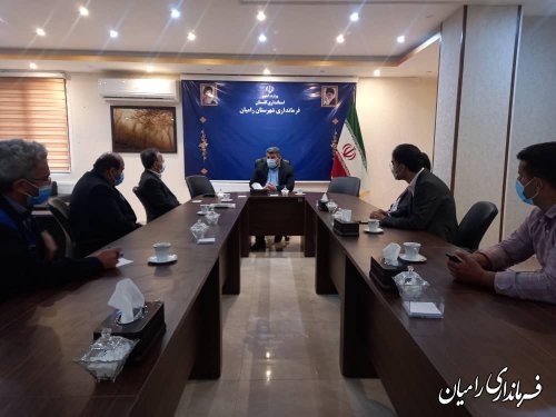 دیدار مدیرعامل شرکت معادن زغال سنگ البرز شرقی با فرماندار رامیان