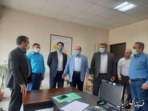بازدید مشاور عالی استاندار و مدیرکل حراست استانداری از ستاد انتخابات شهرستان رامیان