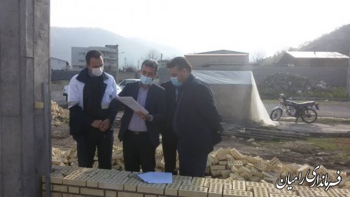 بازدید فرماندار از روند عملیات اجرایی چاه مسکن مهر رامیان