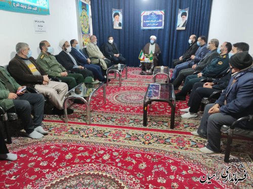 دیدار معاون سیاسی ، امنیتی و اجتماعی استاندار با امام جمعه رامیان