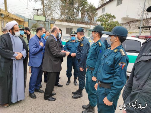 دیدار معاون سیاسی، امنیتی و اجتماعی استاندار با پرسنل نیروی انتظامی شهرستان