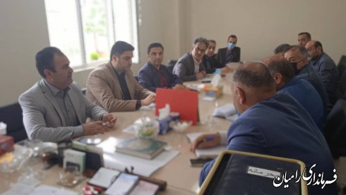 تشکیل دومین جلسه کارگروه تنظیم بازار شهرستان رامیان