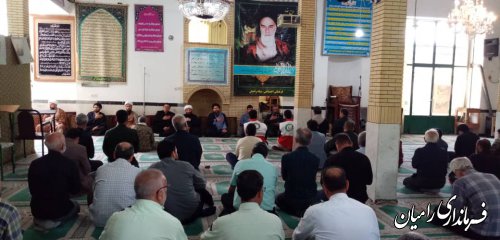 برگزاری مراسم گرامیداشت ارتحال ملکوتی بنیانگذار کبیر جمهوری اسلامی در رامیان