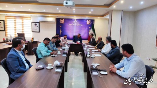 جلسه کمیسیون کارگري شهرستان رامیان برگزار گردید