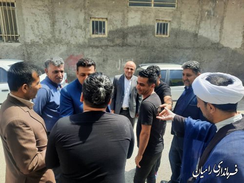 بازدید فرماندار رامیان از مراکز اقامتی ترک اعتیاد