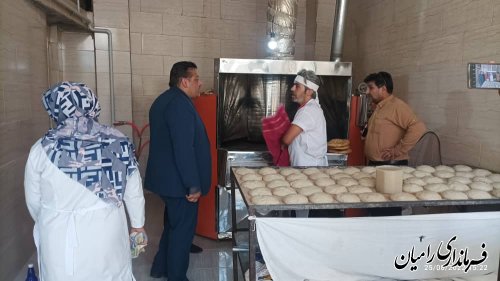 بازدید از نانوایی روستای پاقلعه
