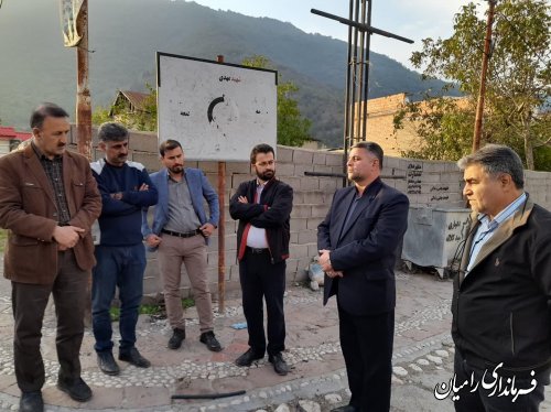 بازدید سرپرست فرمانداری رامیان از روستای سید کلاته