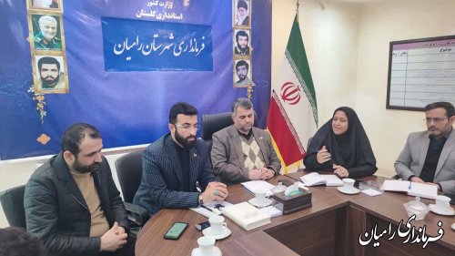 دیدار مدیرکل میراث فرهنگی و گردشگری گلستان با فرماندار رامیان