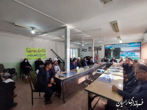 تشکیل جلسه شورای آموزش و پرورش شهرستان رامیان