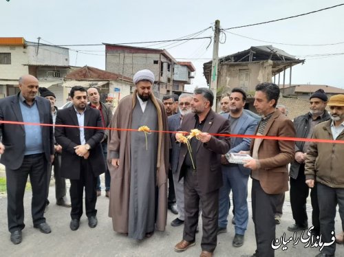افتتاح پروژه های عمرانی روستای سعد آباد