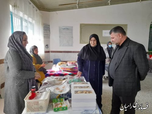 بازدید فرماندار رامیان از نمایشگاه توانمندیهای بانوان شهرستان