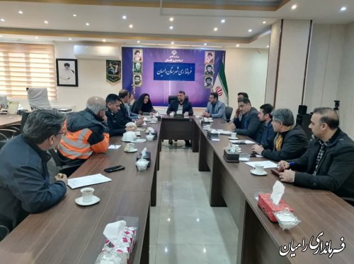 جلسه شورای ترافیک شهرستان رامیان تشکیل شد