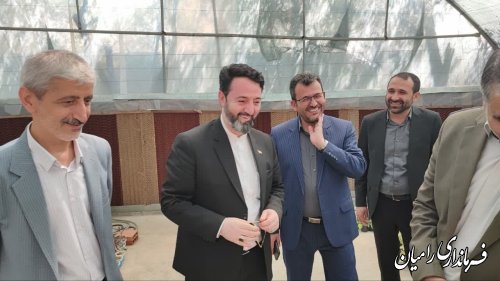 افتتاح واحد تولیدی دانش بنیان در روستای توران ترک