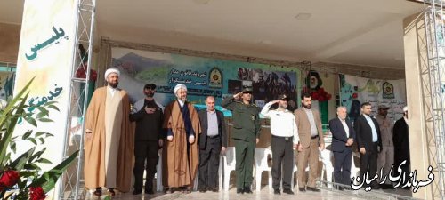 به مناسبت هفته فراجا ، صبحگاه مشترک نیروهای نظامی و انتظامی شهرستان رامیان برگزار گردید
