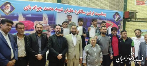 برگزاری مسابقات کشتی آزاد و فرنگی انتخابی استان در رامیان 