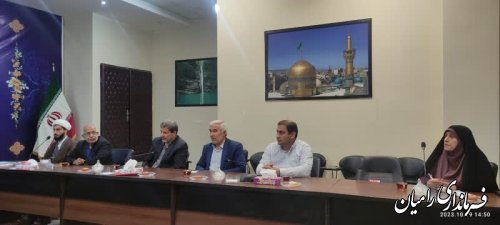 اولین جلسه هیات اجرایی دوازدهمین دوره انتخابات مجلس شورای اسلامی شهرستان رامیان برگزارشد 