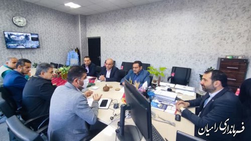 برگزاری دومین جلسه کمیته فناوری اطلاعات ستاد انتخابات شهرستان رامیان