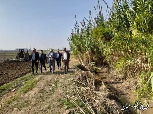 بررسی مسائل و مشکلات روستای توران ترک از توابع بخش مرکزی با حضور فرماندار شهرستان رامیان