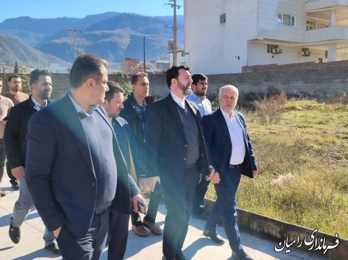بازدید فرماندار رامیان از برخی پروژه‌های قابل افتتاح در دومین سفر رییس جمهور به گلستان