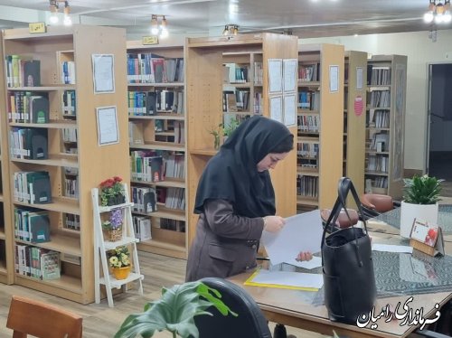 اجرای طرح یکشنبه ها با کتاب با هدف ترویج فرهنگ کتاب و کتابخوانی در کتابخانه عمومی شهر رامیان 