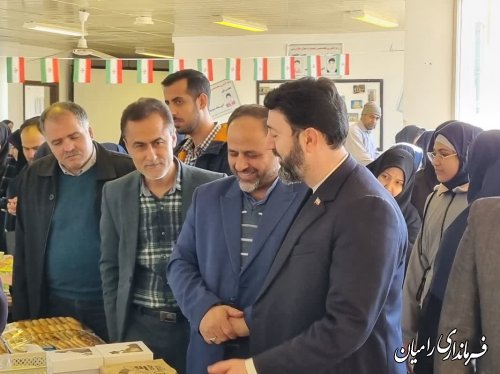 افتتاح بازارچه کسب و کار دانش آموزی در کانون نعیم شهرستان رامیان