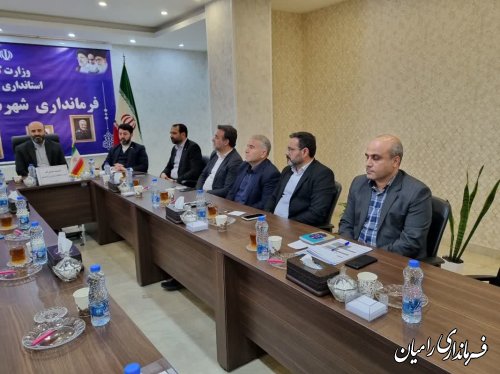 برگزاری نشست مشترک ستاد انتخابات استان و شهرستان های رامیان و آزادشهر