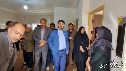 افتتاح متمرکز مسکن محرومین در شهرستان رامیان