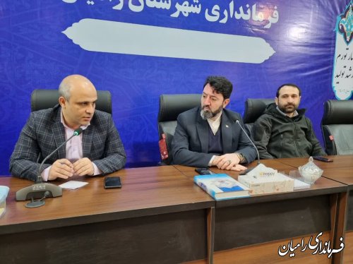 برگزاری جلسه داخلی ستاد انتخابات شهرستان رامیان 