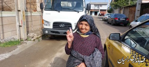 گزارش تصویری || حضور مردم شهرستان رامیان در پای صندوق های رای
