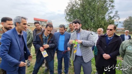 طرح ماندگار کاشت نهال به یاد هرشهید در شهرستان رامیان اجرا شد