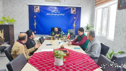 جلسه برنامه ریزی جمع آوری زکات فطریه و کفاره توسط نانوایی‌های شهرستان رامیان