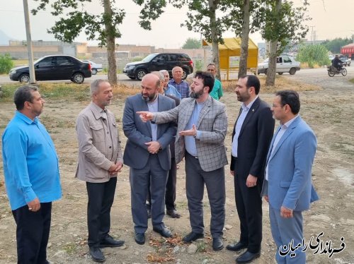 بازدید معاون استاندار گلستان از مراحل ساخت المان خلبان شهید محمد جواد بای