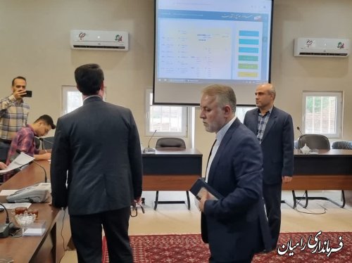 اولین مانور انتخابات در شهرستان رامیان برگزار شد